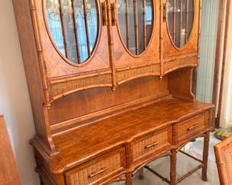 American Martinsville Midcentury Hollywood Regency Style Dining Furniture