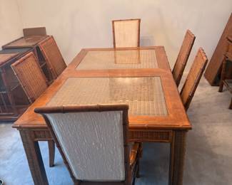 American Martinsville Midcentury Hollywood Regency Style Dining Furniture