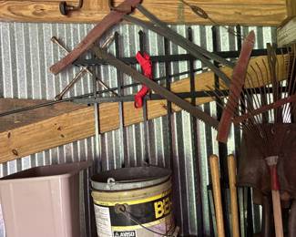 In the shed