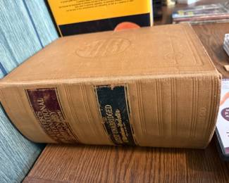 Extra thick old Webster ‘s Dictionary 