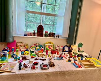 Vintage and newer toys