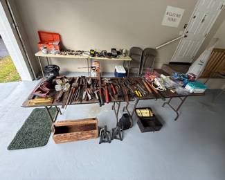 Various hand tools