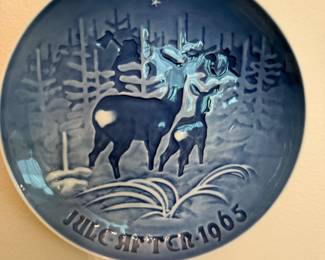 1965 Christmas plate