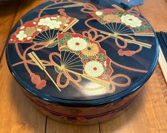 Japanese Lacquerware  Bento  box 