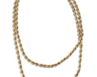 14k Gold Hollow 26 Rope Chain 7.77g