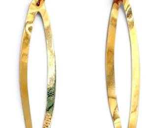 14k Gold Dangle Earrings 0.57g