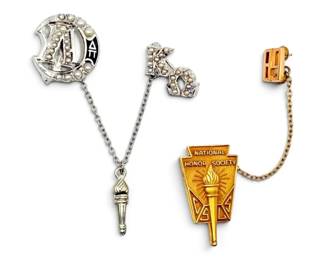 10k Gold Pins Lambda Chi Alpha National Honor Society 7.05g