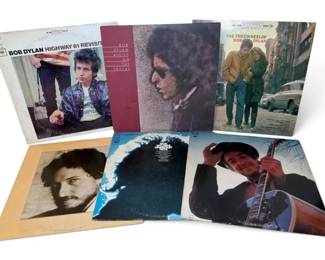 Bob Dylan Vinyl Records Highway 61, Freewheelin, Blood on the Tracks More