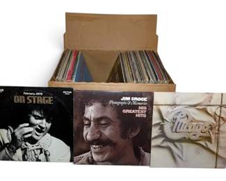 Mystery Record Lot 9 Elvis, Jim Croce, Chuck Berry