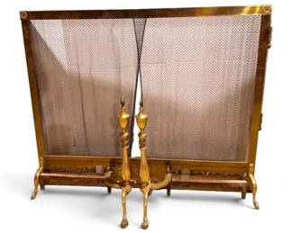 Vintage Fireplace Screen
