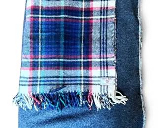 Tory Robe Wool Fringe Blanket Lands End Pendleton 100 Pure Wool Blanket