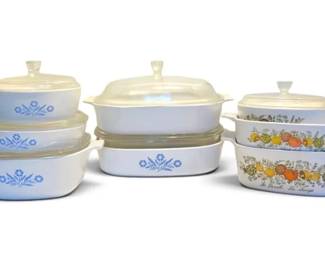 Corning Ware Blue Cornflower Spice Of Life Casserole Dishes