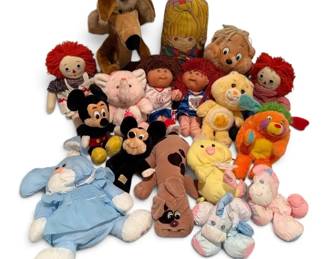 1980s Nostalgic Stuffies Care Bears, Popples, Pound Puppies, More