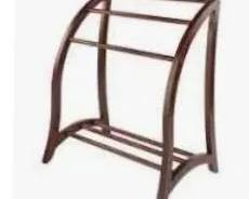 NEW Winsome Betsy Wooden Blanket Rack in Walnut Finish