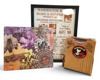 Woodstock Framed Poster, Book with CDs, Ultimate Collectors Edition Set