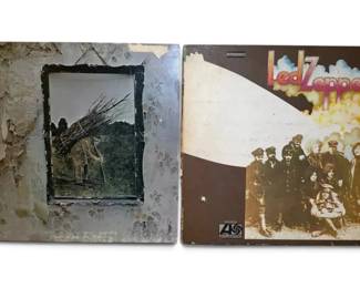 Led Zeppelin II IV Vinyl Records