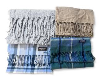 100 Cashmere Scarves Soft Gray Shawl