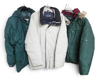 Mens Down Winter Jackets Woolrich, Eddie Bauer, Triple F.A.T. Goose