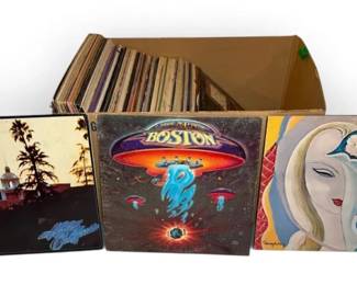 Mystery Record Lot 4 Clapton, Dire Straits, Eagles, Byrds