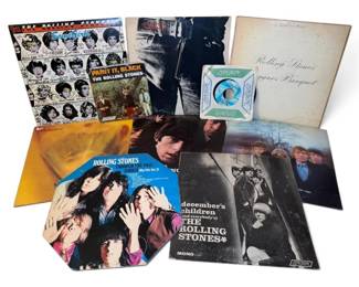 The Rolling Stones Sticky Fingers, Some Girls, Beggars Banquet, More Vinyl Records