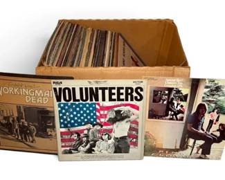Mystery Record Lot 5 Pink Floyd, Jefferson Airplane, Grateful Dead