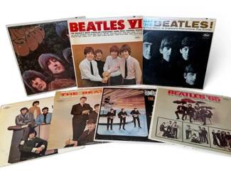 The Beatles Vinyl Records Rubber Soul, Yesterday Today, Introducing, More
