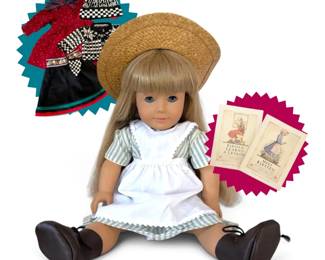 American Girl Doll Kirsten with Books Outfits