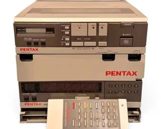 Pentax Video Cassette Recorder Tuner Stack with Remote