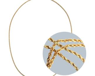 10k Gold 20 Rope Chain 4.11g
