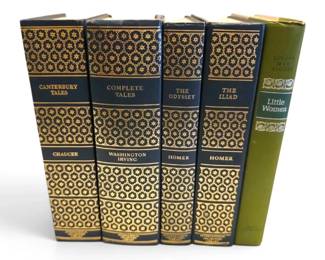 Hardcover Classic Books The Odyssey, Canterbury Tales, More