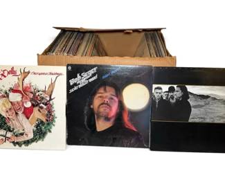 Mystery Record Lot 8 Dolly Parton, U2, Bob Seger