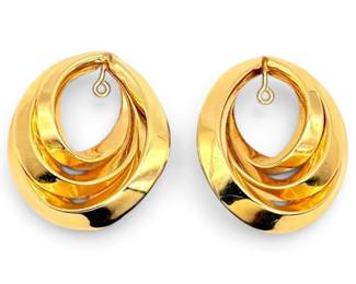 14k Gold Stud Earring Enhancers 2.84g