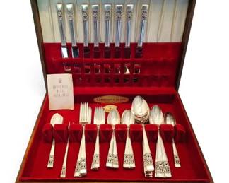 Oneida Community Plate Flatware Set 56 Pieces
