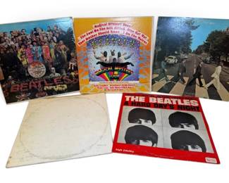 The Beatles Vinyl Records Sgt Pepper, White Album, Abbey Road, More