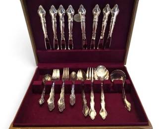 International SilverPlated Flatware 36 Pieces