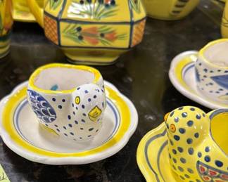 Henriot Quimper Chick egg cup