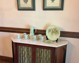 MCM credenza…marble top