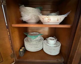RARE Haviland Limoges Plates Schleiger Pattern 330 Ribbons & Bows