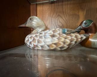 Hand painted duck decoy