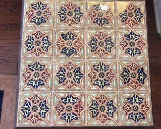  Tile Top Table, Spanish Revival, California Tile