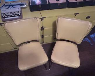 White Vinyl Chairs