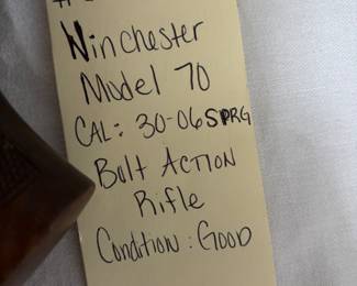 Winchester model 70 30-06 Pre-64, production date 1950