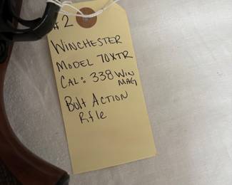 Winchester model 70XTR 338 Win Mag