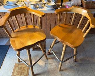 Wooden Bar Stools