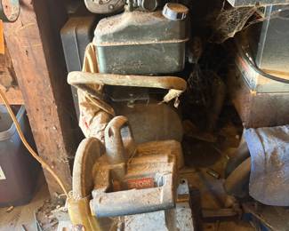 Air Compressor and Chop Saw
