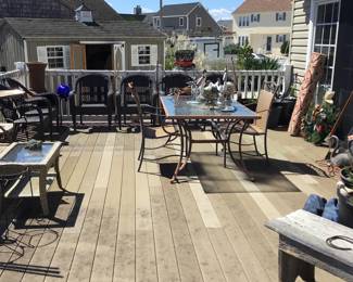 Outdoor deck view