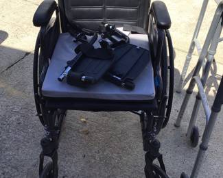 Almost new will chair with back & seat pads