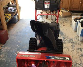 Troy built snow blower