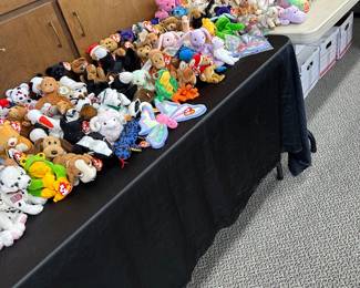 some of Beanie babies