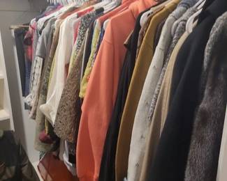 Ladies and Mens clothes - Not Many Small closet Full